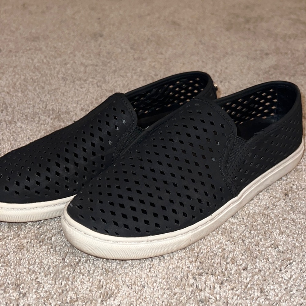 Black Steve Madden Slip On Shoes